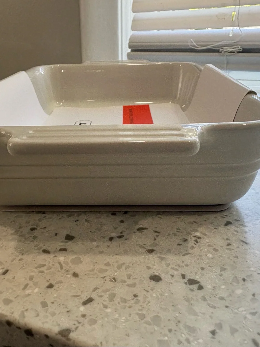 NEW Le Creuset White Rectangular Baking Dish- 9¾ x 6⅝ IN 1 1/2 quart